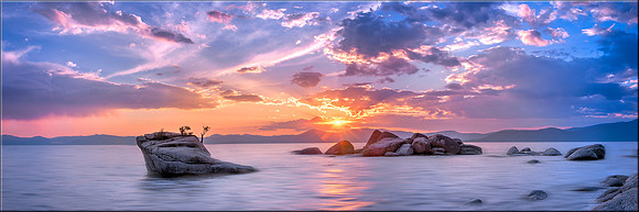 1338 Sunset at Bonsai Rock