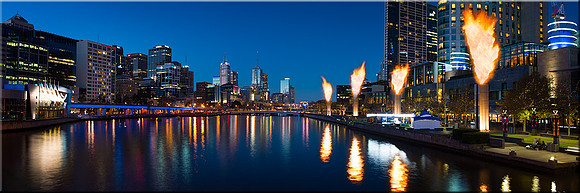 892 Melbourne on the Yarra River